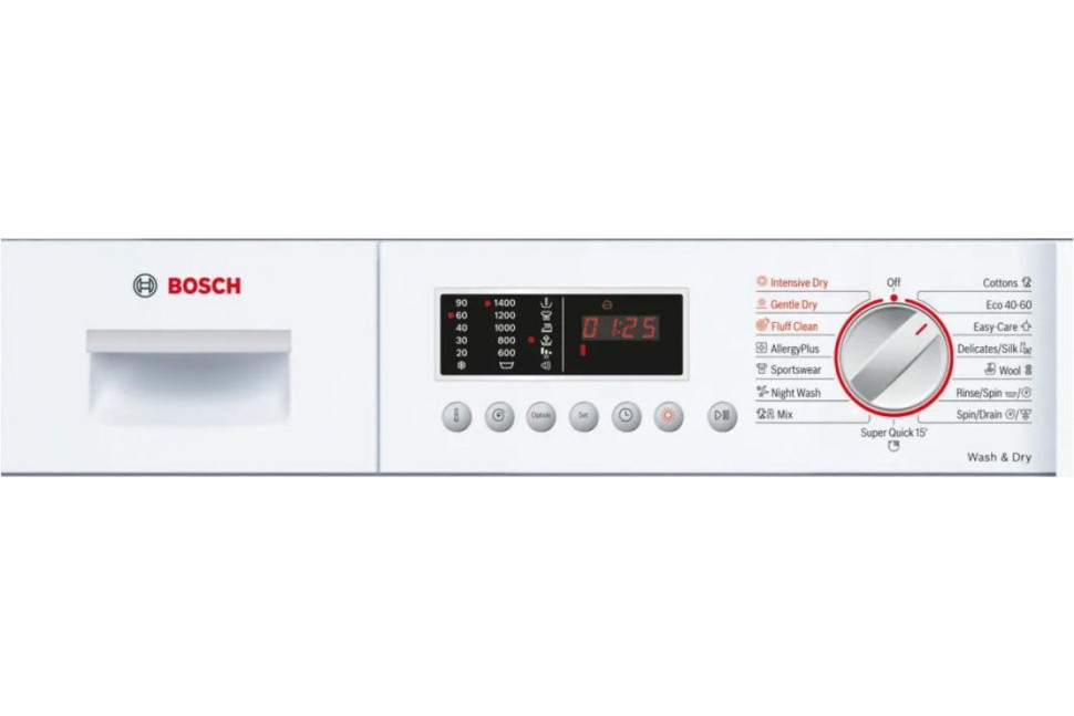Встраиваемая стирально-сушильная машина Bosch WKD28542EU