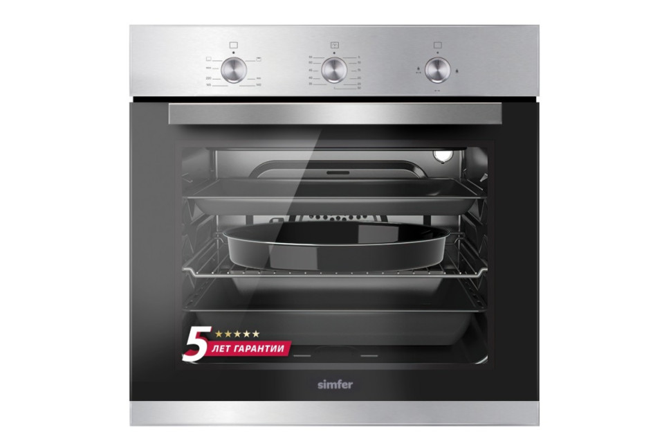 Газовый духовой шкаф Simfer B6GM12016
