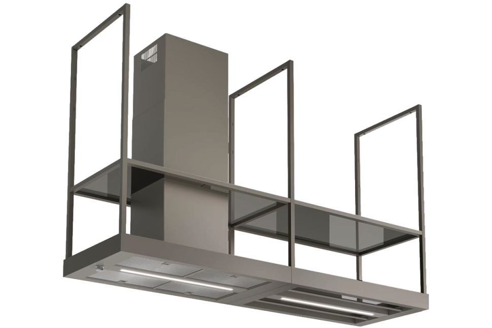 Островная вытяжка Faber T-SHELF EV8 TITANIUM MATT A180 325.0617.018