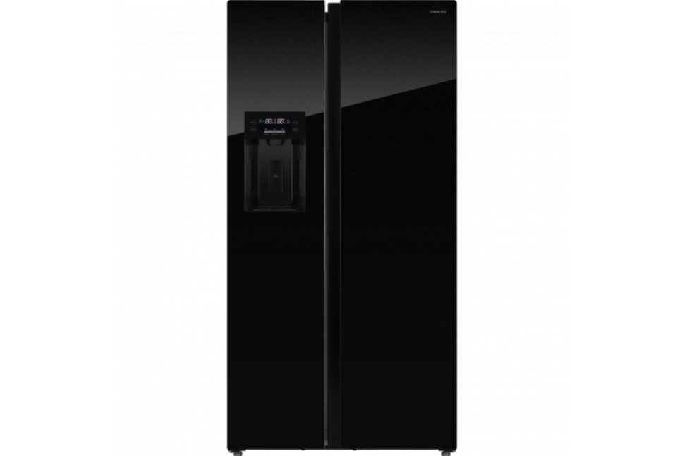 Холодильник Hiberg RFS-650DX NFGB Inverter  (с подключением к водопроводу)