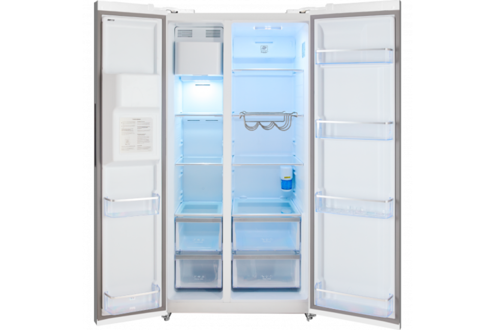 Холодильник Hiberg RFS-650DX NFGW Inverter (автоматический ледогенератор с прямым подключением к водопроводу)