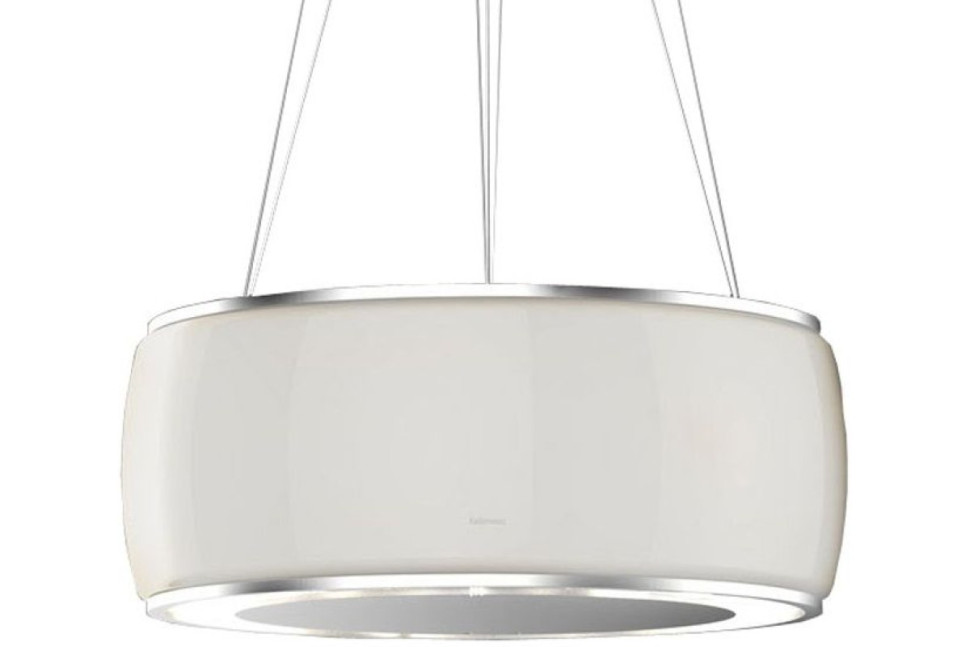 Вытяжка Falmec Circle.Tech SOFFIO isola 58 vetro bianco satinato (600)