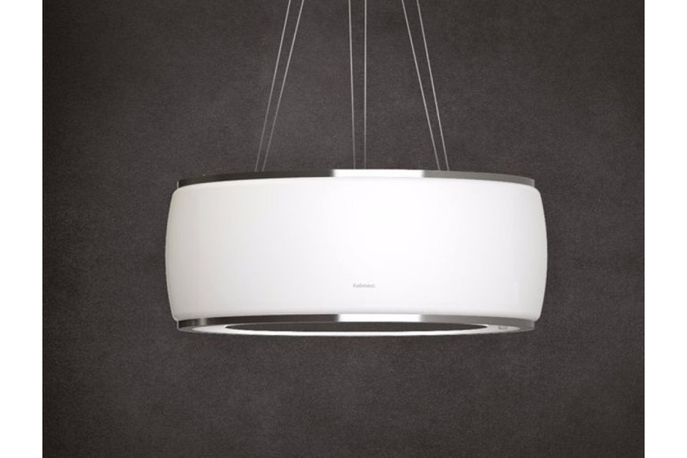 Вытяжка Falmec Circle.Tech SOFFIO isola 58 vetro bianco satinato (600)