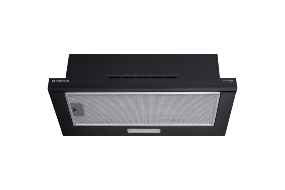 Телескопическая вытяжка Meferi SLIDEBOX60BK LIGHT