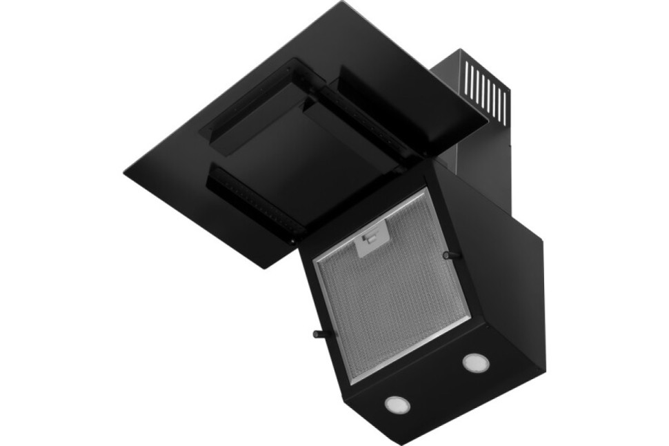 Каминная вытяжка Weissgauff Yota 606 touch black glass