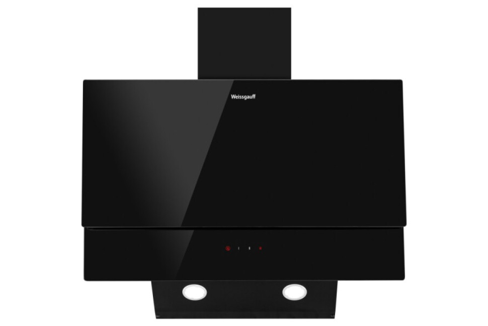 Каминная вытяжка Weissgauff Yota 606 touch double black glass