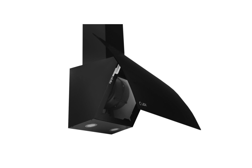 Наклонная кухонная вытяжка LEX Plaza GS 600 Black