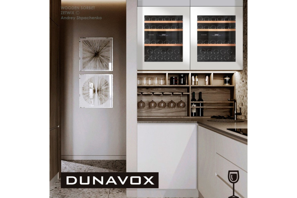 Винный шкаф Dunavox DAV-32.81DW.TO