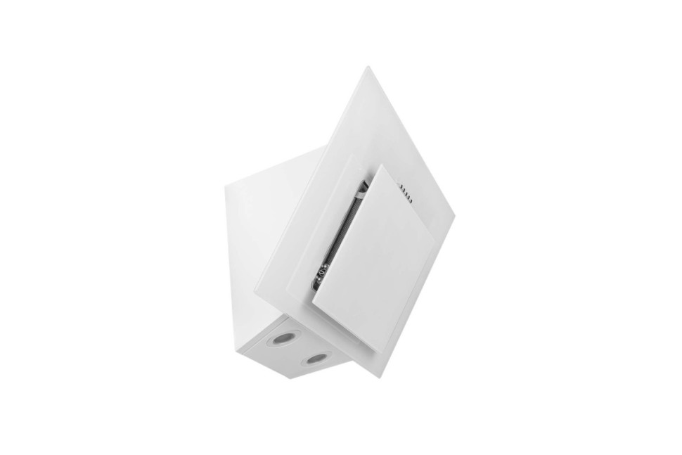 Наклонная кухонная вытяжка LEX Mira G 600 White