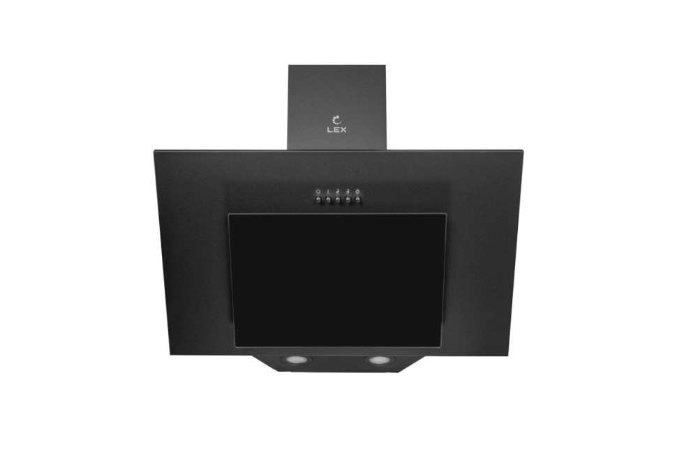Наклонная кухонная вытяжка LEX Mira 600 Black