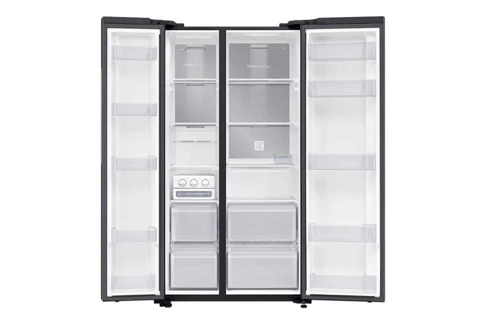 Холодильник Side-By-Side Samsung RS62R50314G серого цвета