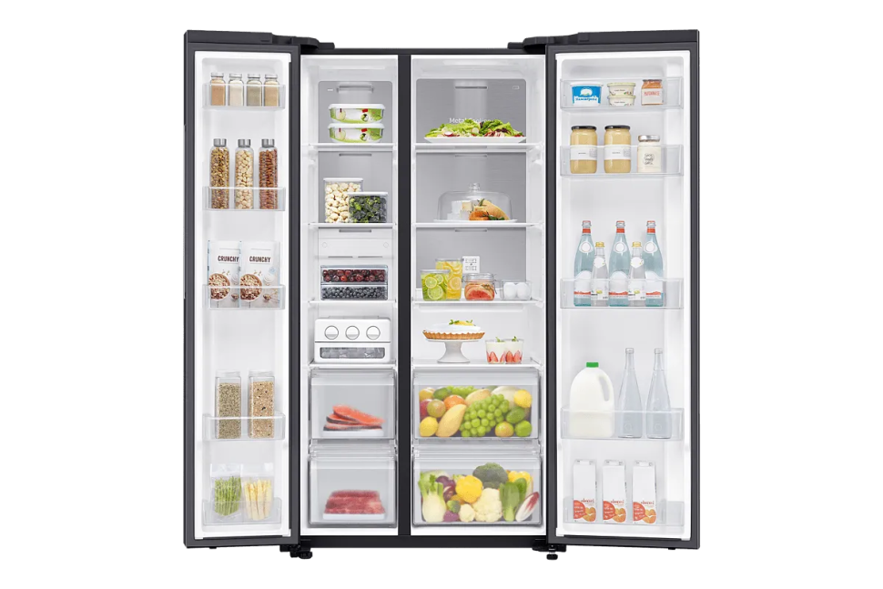 Холодильник Side-By-Side Samsung RS62R50314G серого цвета