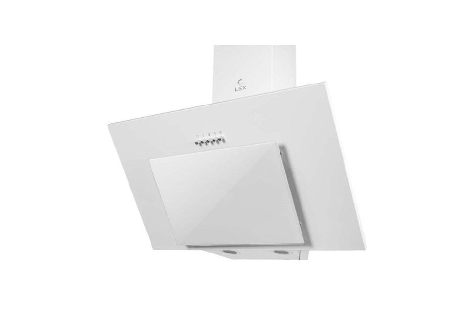 Наклонная кухонная вытяжка LEX Mira 500 White