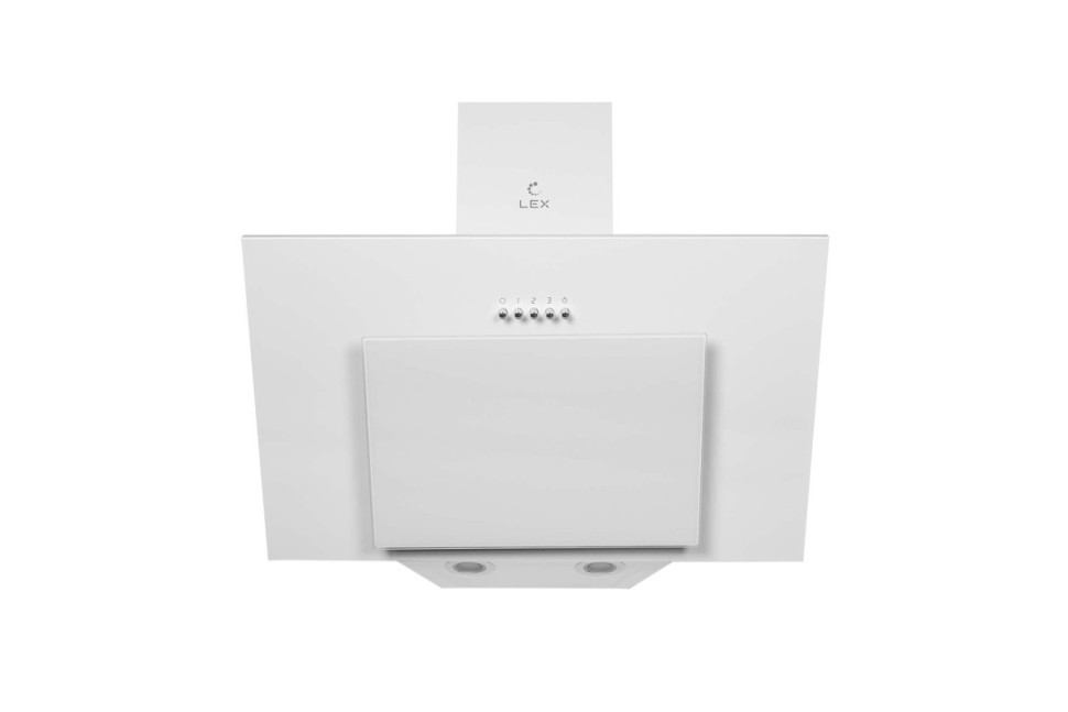 Наклонная кухонная вытяжка LEX Mira 500 White
