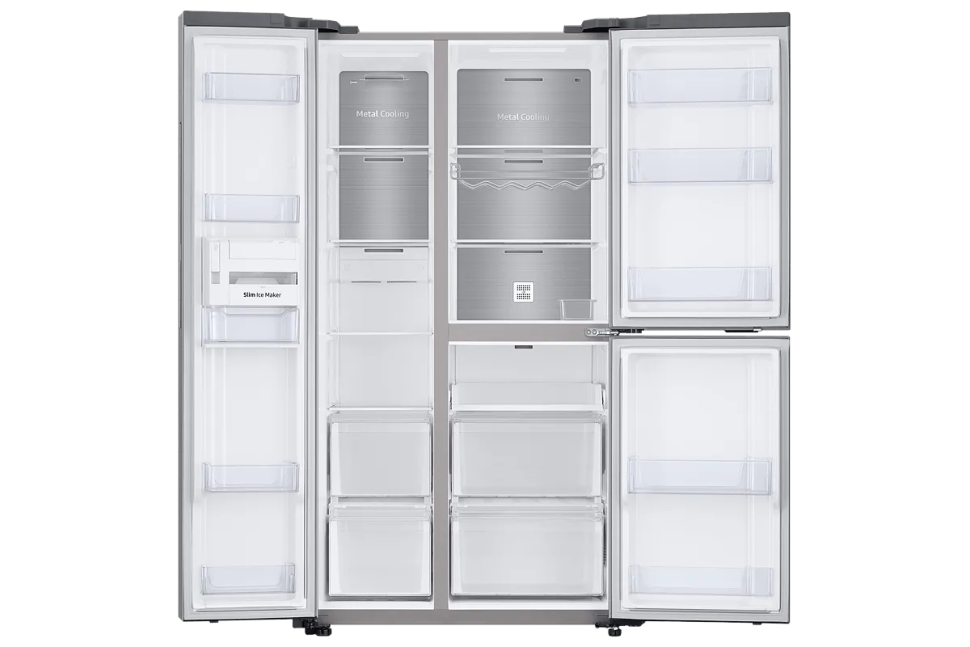 Холодильник Samsung RS63R5571 цвет нержавеющая сталь