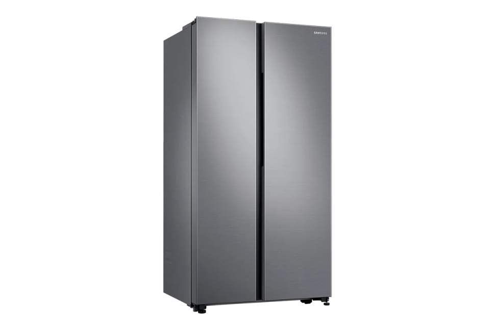 Холодильник Side-by-Side Samsung серия RS61R5001 серебристого цвета