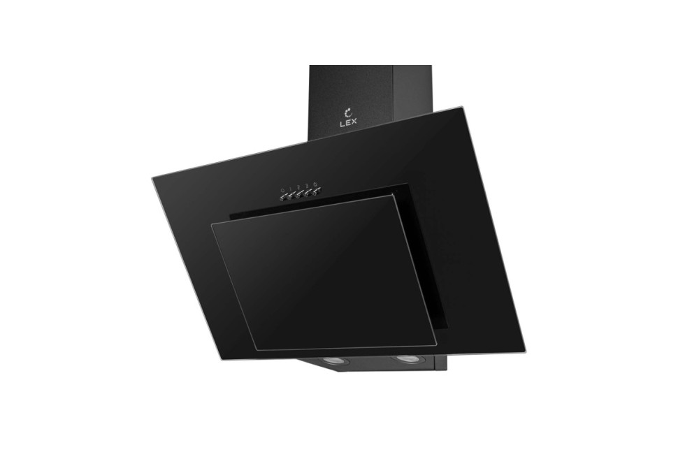 Наклонная кухонная вытяжка LEX Mira G 500 Black