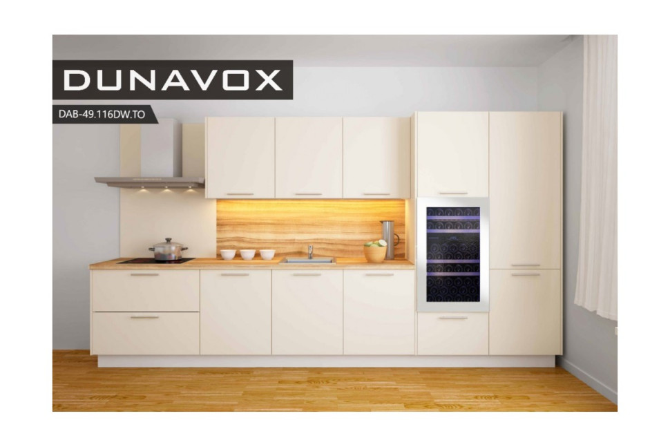 Винный шкаф Dunavox DAB-49.116DW.TO