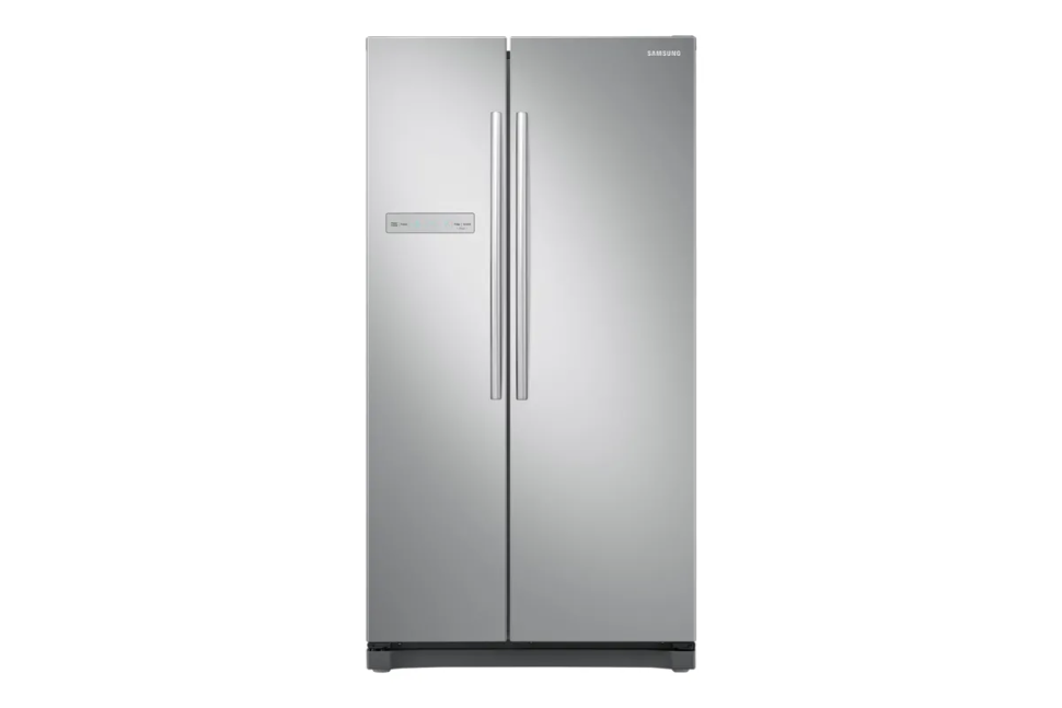 Холодильник Side-By-Side Samsung RS54N3003 серебристого цвета