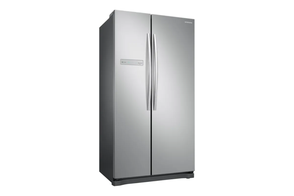 Холодильник Side-By-Side Samsung RS54N3003 серебристого цвета