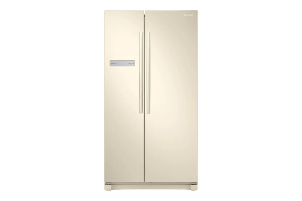 Холодильник Side-By-Side Samsung RS54N3003 бежевого цвета
