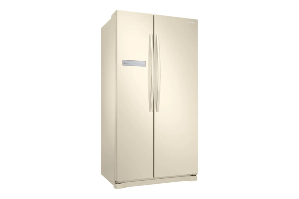 Холодильник Side-By-Side Samsung RS54N3003 бежевого цвета