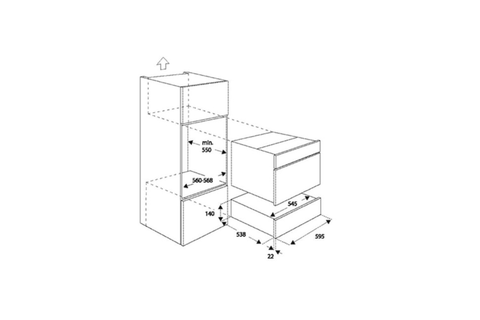 Шкаф для подогрева посуды Bertazzoni WD60X стальной