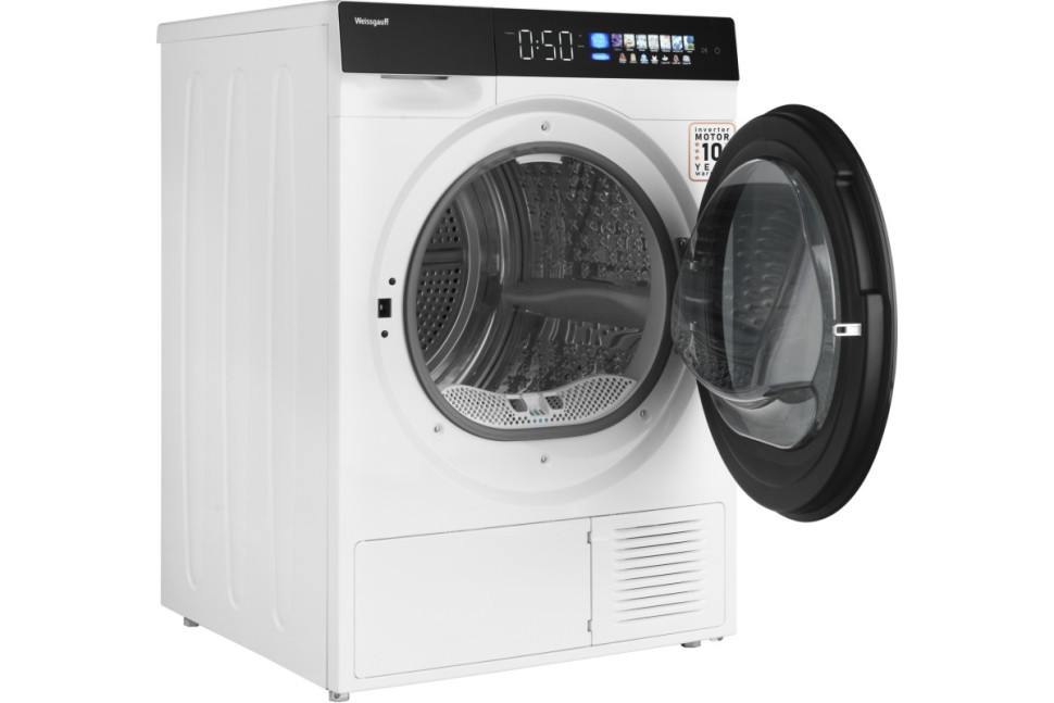 Сушильная машина с инвертором и ультрафиолетом Weissgauff WD 999 Heat Pump Full Touch
