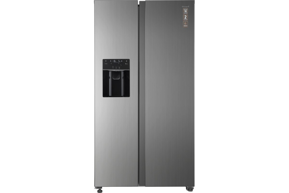 Отдельностоящий холодильник с инвертором и генератором льда Weissgauff WSBS 695 NFX Inverter Ice Maker