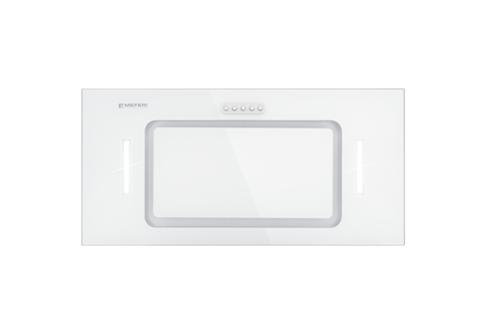 Полновстраиваемая вытяжка Meferi INBOX60WH GLASS ULTRA
