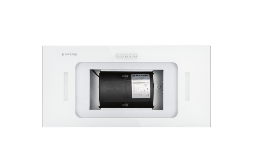 Полновстраиваемая вытяжка Meferi INBOX60WH GLASS ULTRA