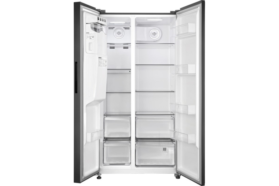 Отдельностоящий холодильник с инвертором и генератором льда Weissgauff WSBS 697 NFBX Inverter Ice Maker