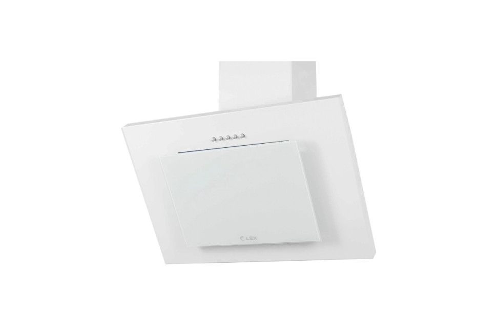 Наклонная кухонная вытяжка LEX Mini 600 White