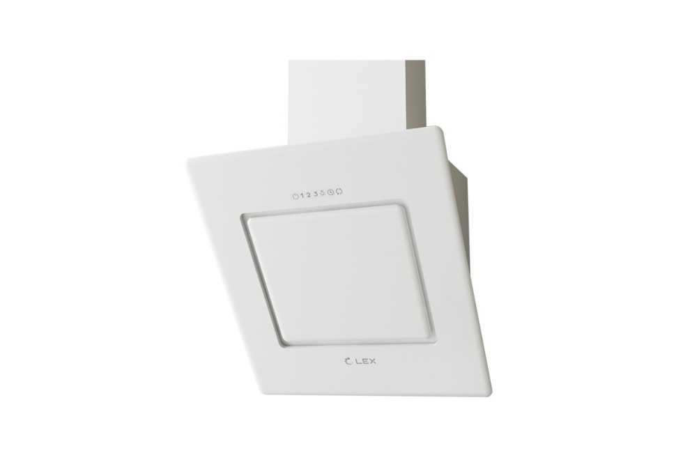 Наклонная кухонная вытяжка LEX Leila 600 White