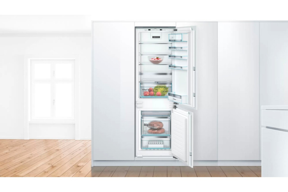 Встраиваемый двухкамерный холодильник Bosch KIN86AFF0