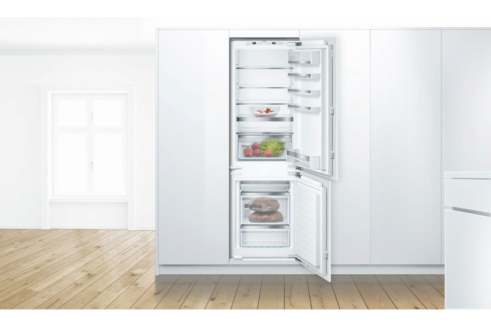 Встраиваемый двухкамерный холодильник Bosch KIN86HD20R