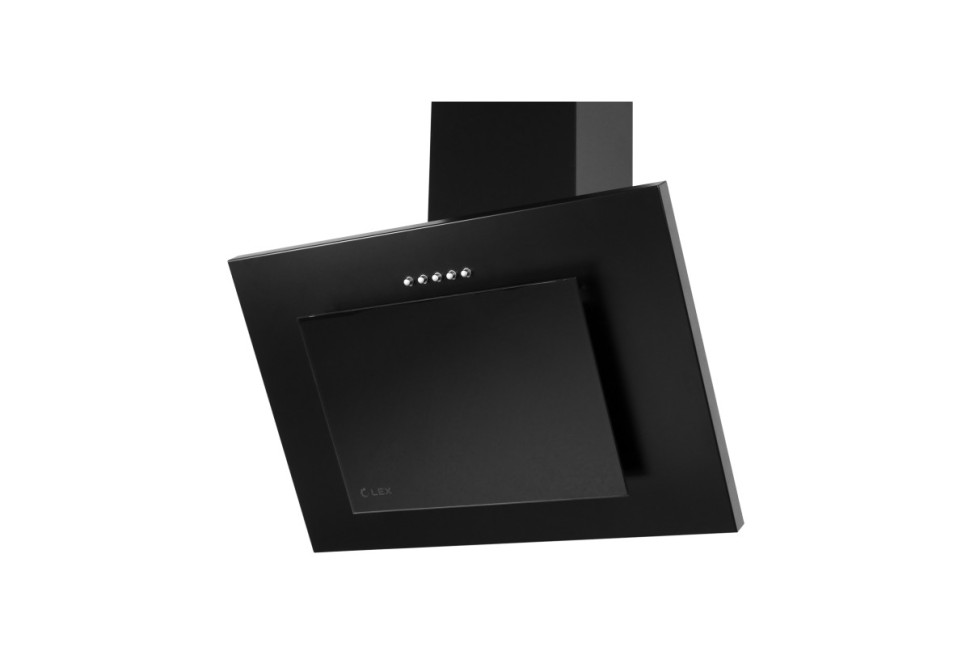 Наклонная кухонная вытяжка LEX Mini 600 Black
