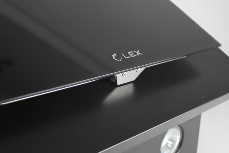 Наклонная кухонная вытяжка LEX Mini 600 Black