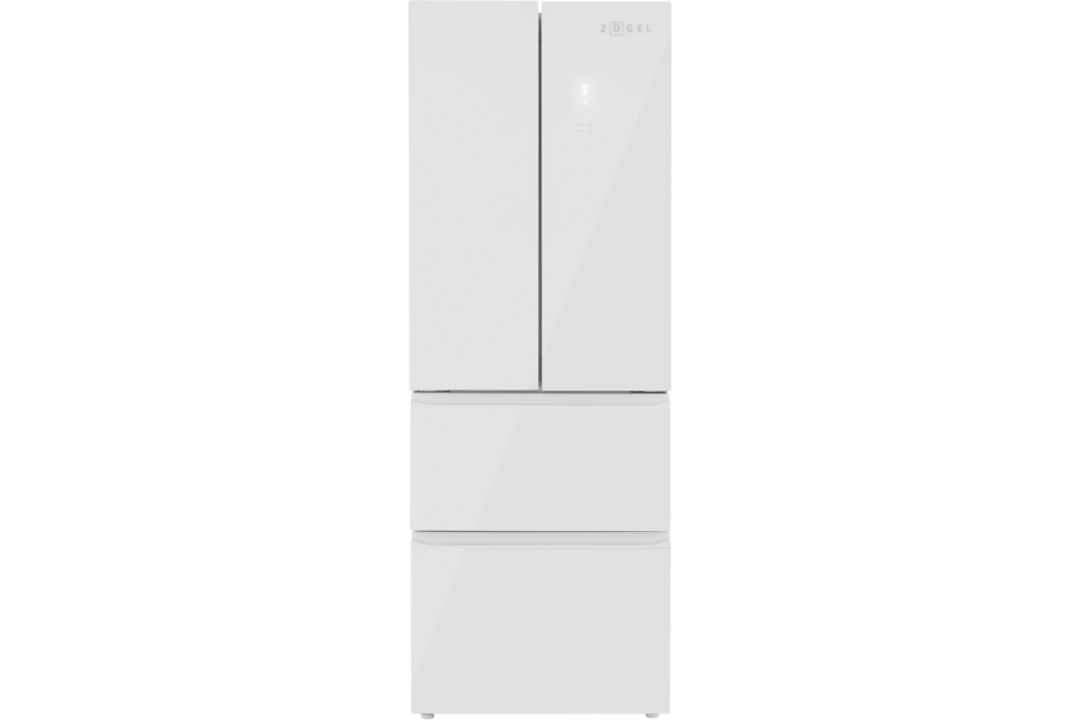Холодильник French Door ZUGEL ZRFD361W, белое стекло