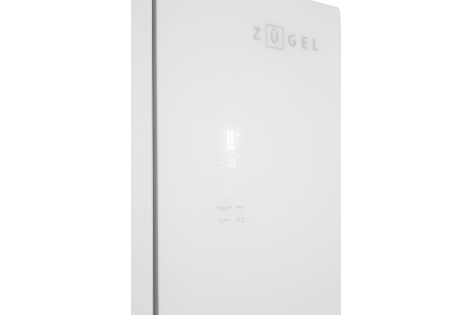 Холодильник French Door ZUGEL ZRFD361W, белое стекло