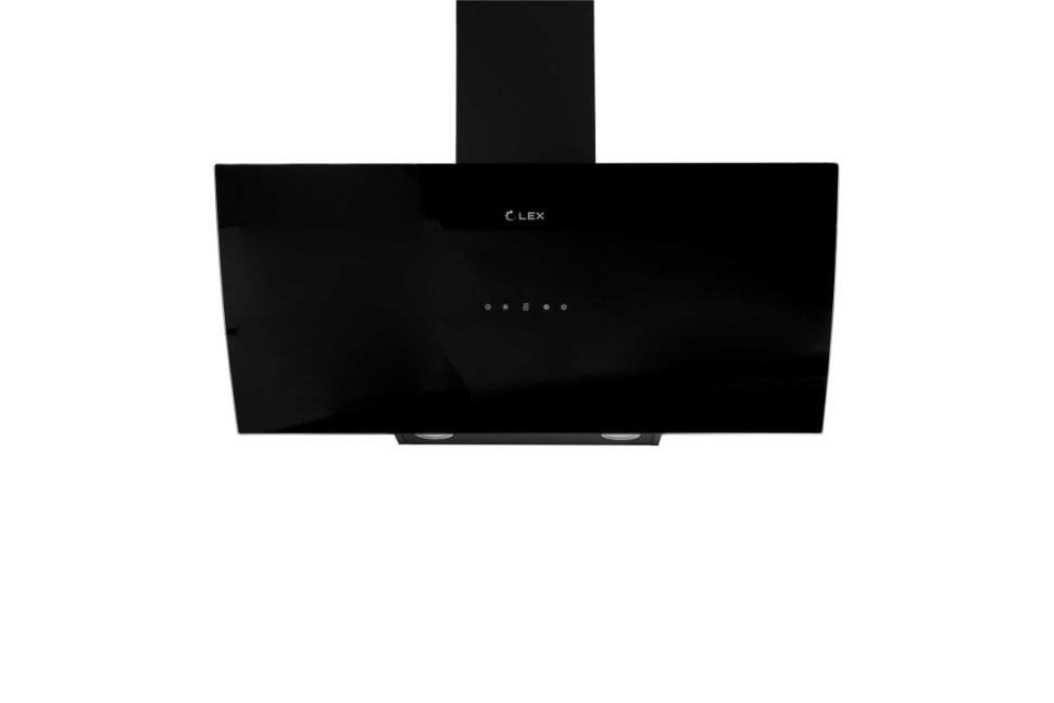 Наклонная кухонная вытяжка LEX Plaza 900 Black