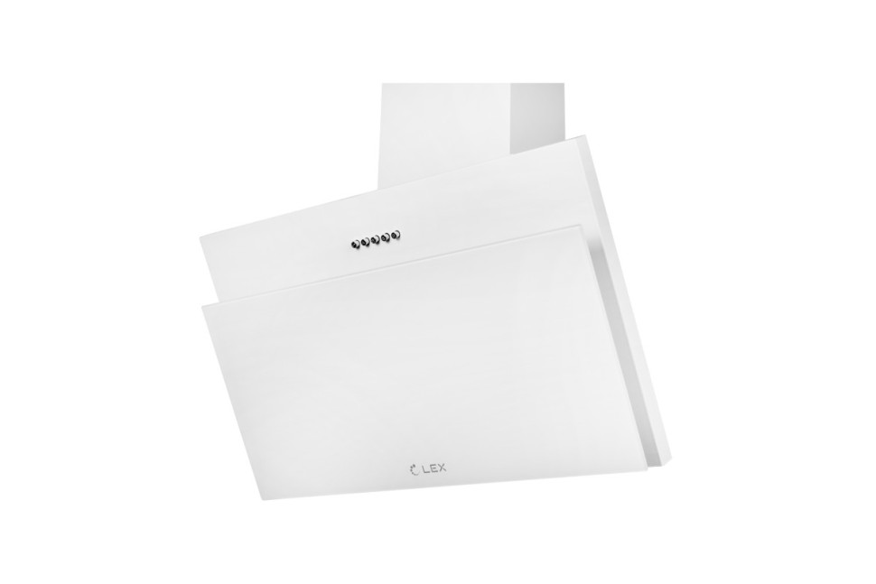 Наклонная кухонная вытяжка LEX Luka 600 White