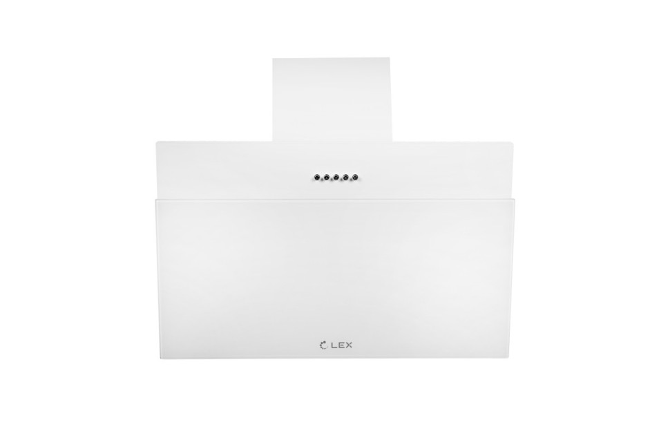 Наклонная кухонная вытяжка LEX Luka 600 White