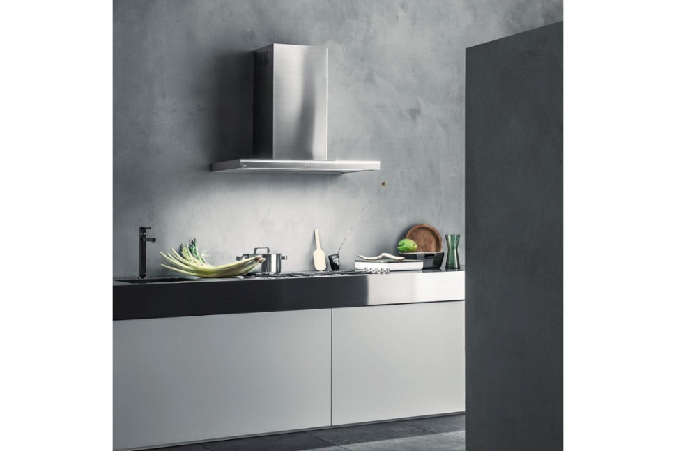 Вытяжка Falmec Silence LUMINA NRS 120 inox vetro acciaio (800)