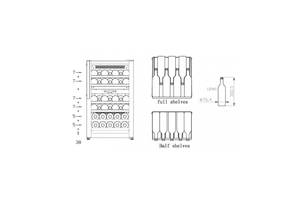 Винный шкаф Vestfrost Solutions WFG 32