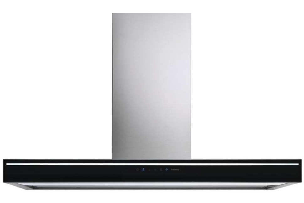 Вытяжка Falmec Silence LUMINA NRS 120 inox vetro nero (800)