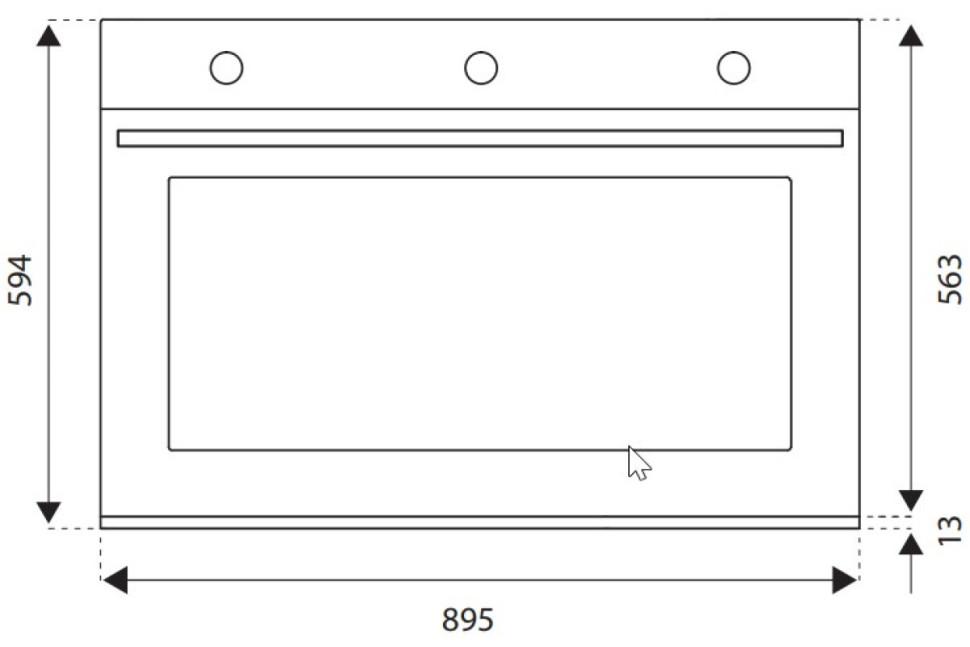 Духовой шкаф Bertazzoni F909PROEKN