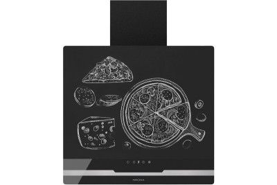 Вытяжка Krona DOMENIKA 600 BLACK/INOX S
