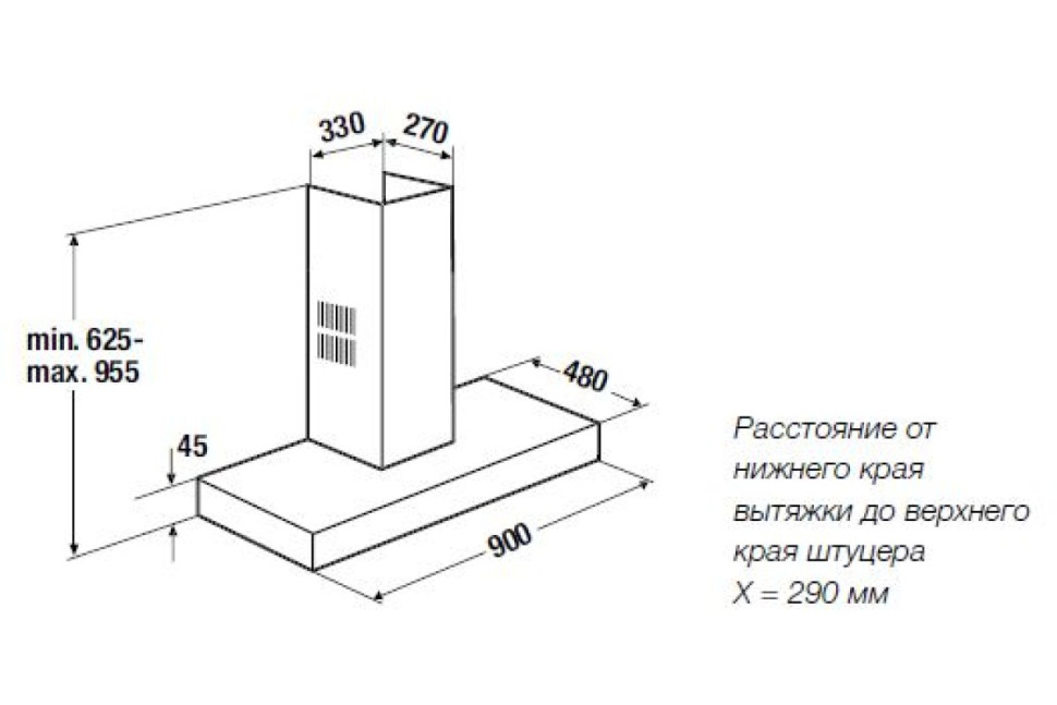 Настенная вытяжка Kuppersbusch DW 9350.0 E